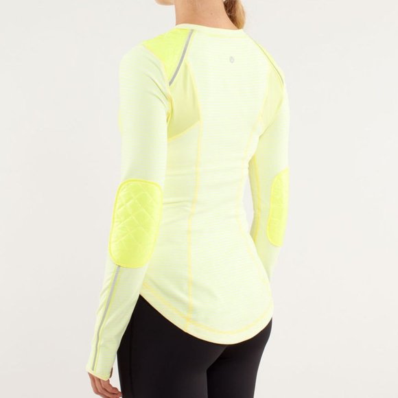 LULULEMON yellow run ice queen long sleeve - Picture 5 of 12
